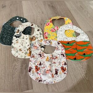 Handmade Baby Bib Bundle - Brand Textile Trolly